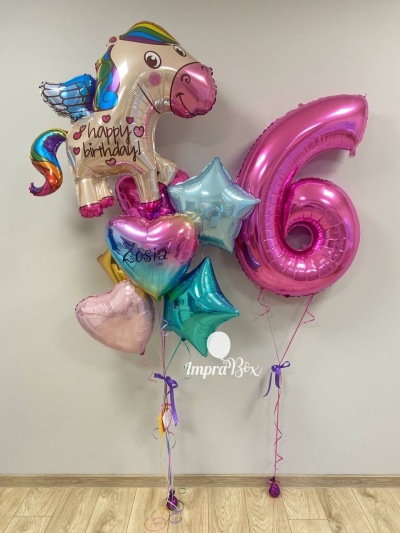 Zestaw Pony HB z cyferką