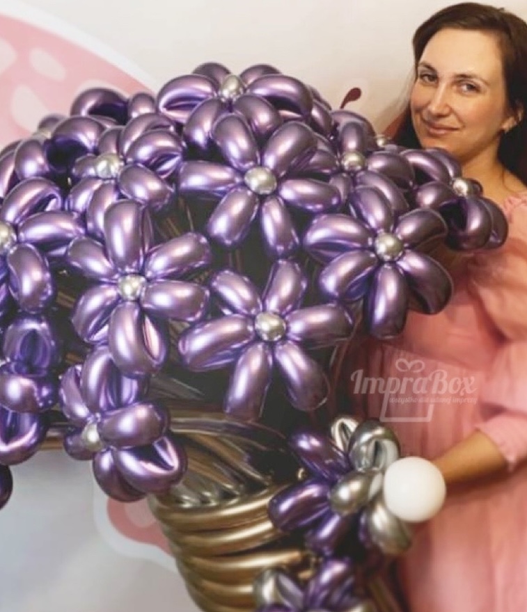 Stokrotki_chromowane_fioletowe_29_szt_Rozmiar_XL