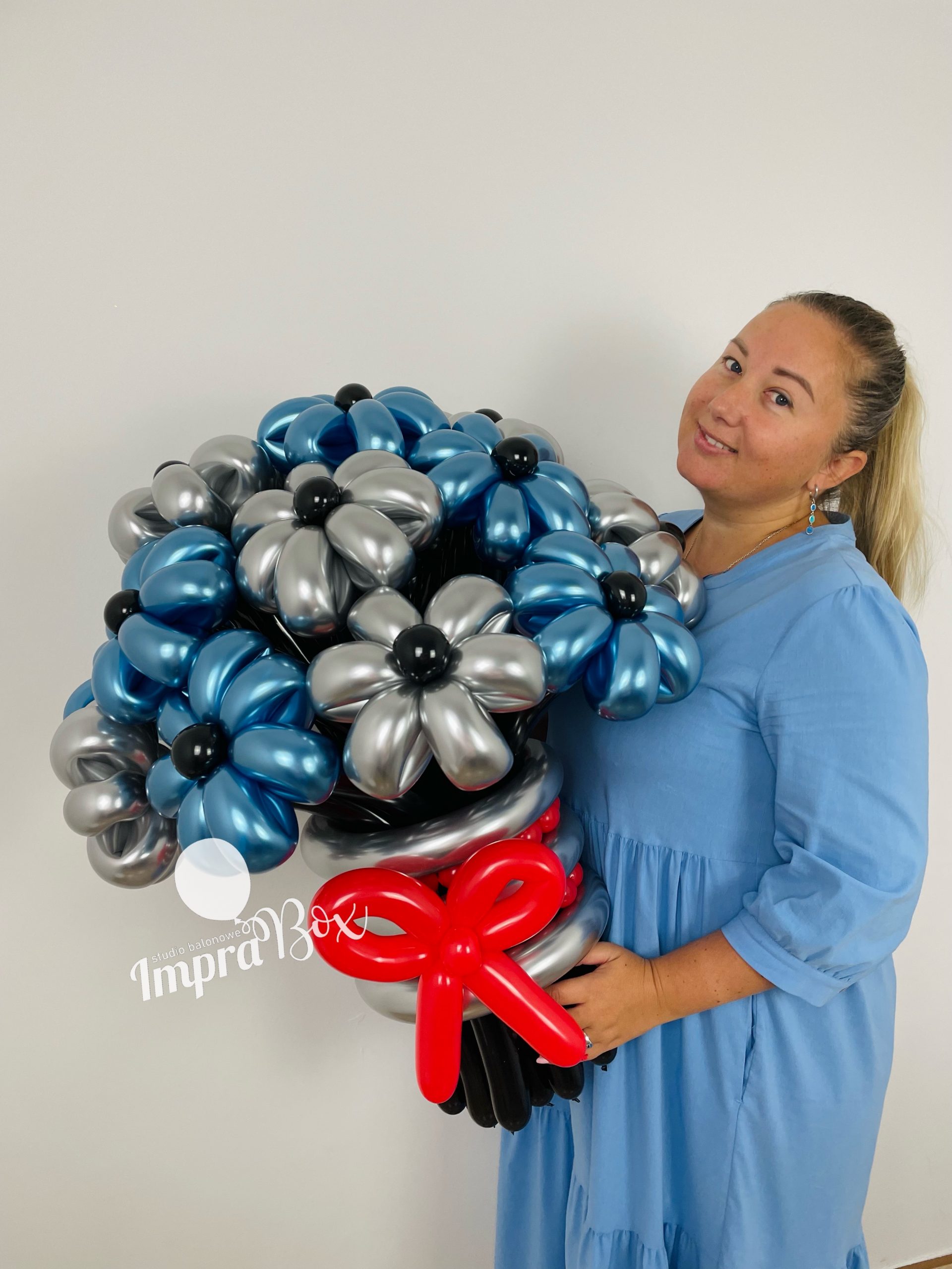 Stokrotki_chromowane_niebieskie_21_szt_Rozmiar_L