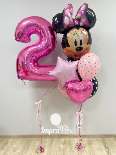 Zestaw Myszką Minnie z cyfrą